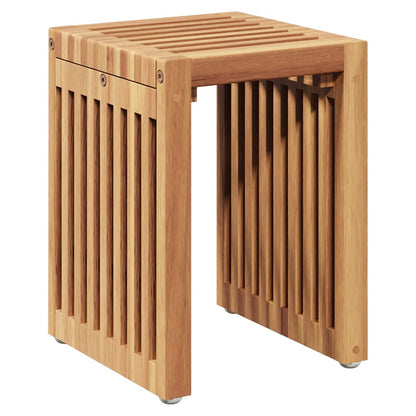 Garten-Beistelltisch 3 pcs Braun 33 x 44,5 x 51 cm