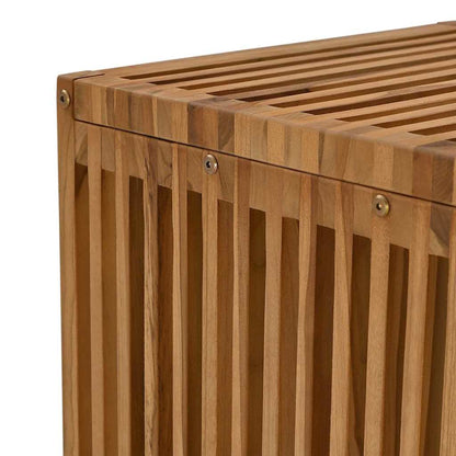 vidaXL Garten-Beistelltisch Braun 45 x 42,5 x 45 cm Massivholz Teak