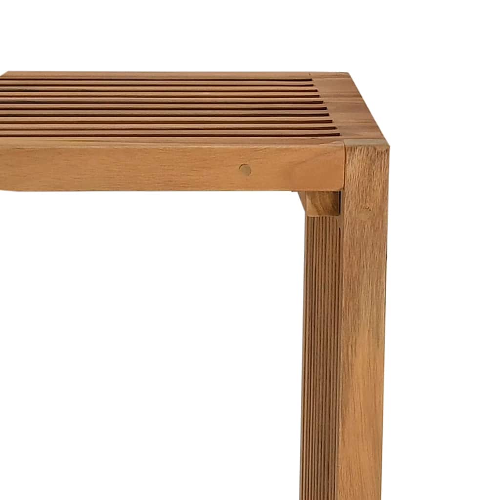 vidaXL Garten-Beistelltisch Braun 50 x 32,5 x 35 cm Massivholz Teak