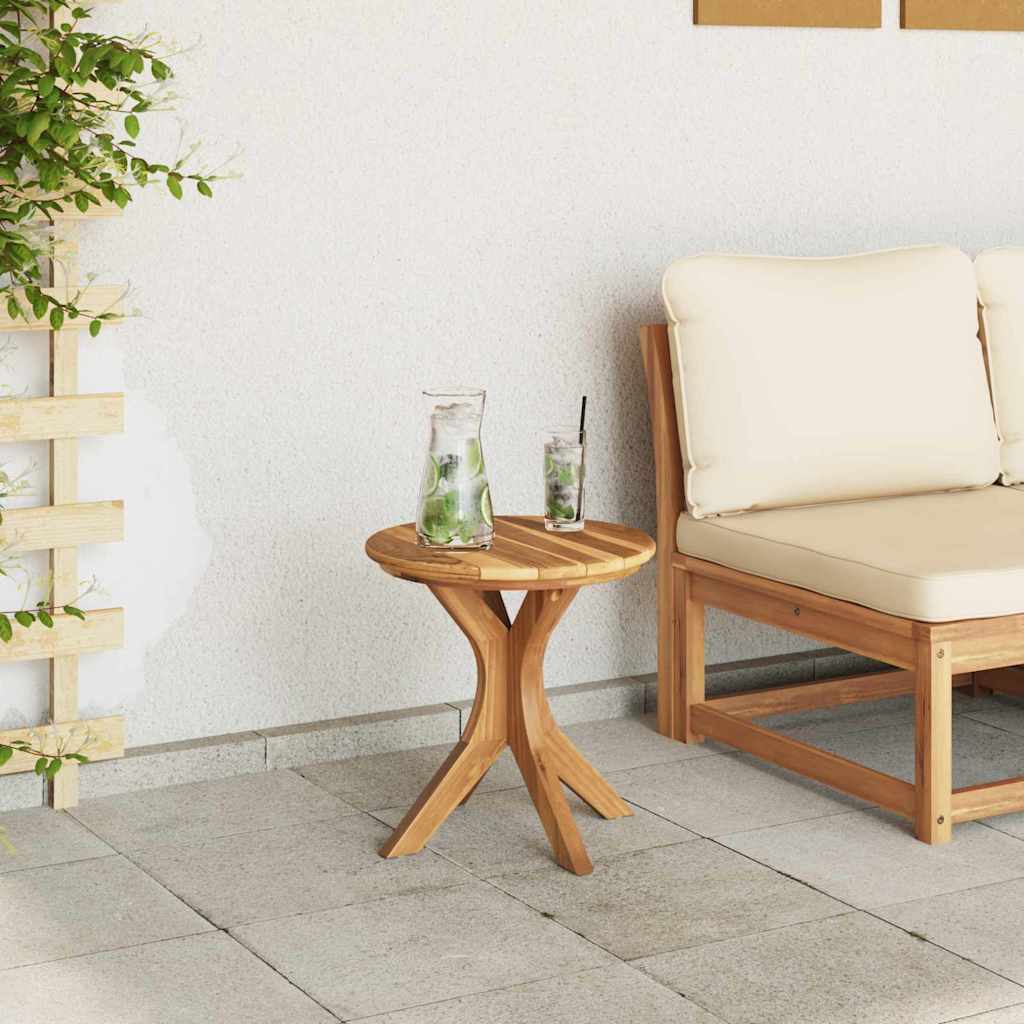 Beistelltisch Braun 40 x 40 x 41 cm Massivholz Teak