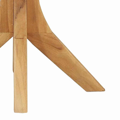 Beistelltisch Braun 55 x 55 x 51 cm Massivholz Teak