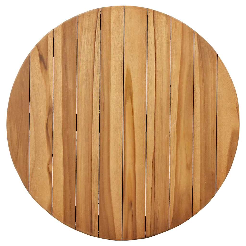 vidaXL Beistelltisch Braun 70 x 70 x 75 cm Massivholz Teak