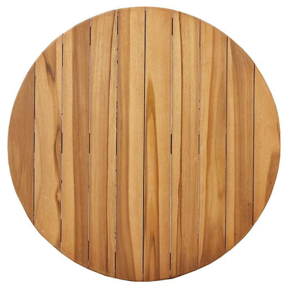 vidaXL Beistelltisch Braun 70 x 70 x 75 cm Massivholz Teak