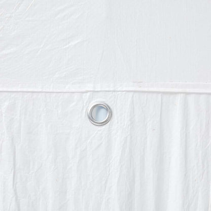 Party-Zelt Weiß 400 x 400 x 266 cm Polyethylen und Stahl