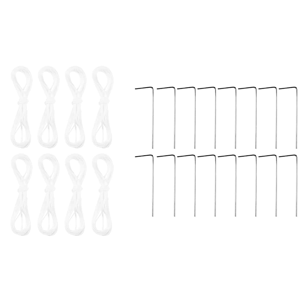 Party-Zelt Blau 400 x 400 x 266 cm Polyethylen und Stahl