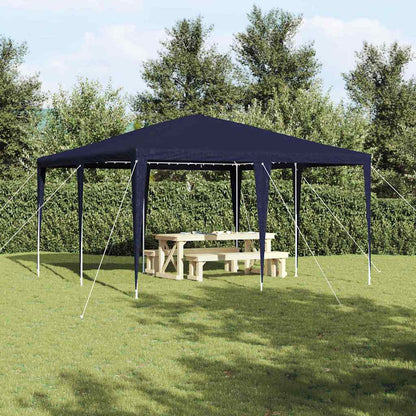 Party-Zelt Blau 400 x 400 x 266 cm Polyethylen und Stahl