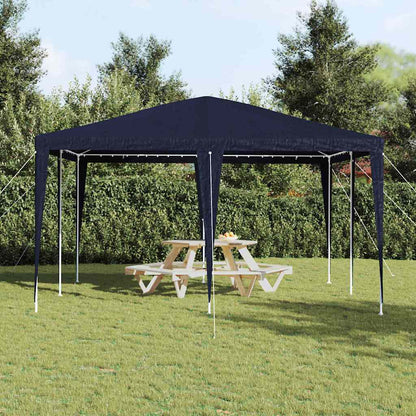 Party-Zelt Blau 400 x 400 x 266 cm Polyethylen und Stahl