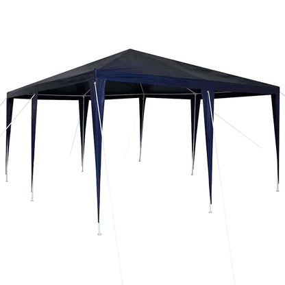Party-Zelt Blau 400 x 400 x 266 cm Polyethylen und Stahl