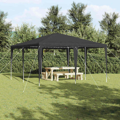 Party-Zelt Anthrazit 400 x 400 x 266 cm Polyethylen und Stahl