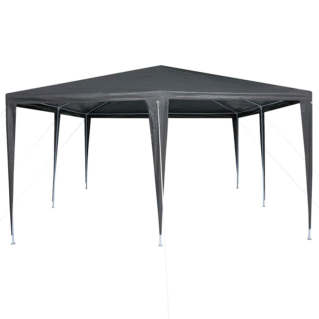 Party-Zelt Anthrazit 400 x 400 x 266 cm Polyethylen und Stahl