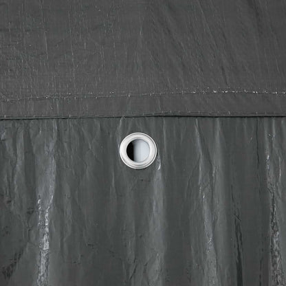 Party-Zelt Anthrazit 600 x 400 x 266 cm Polyethylen und Stahl