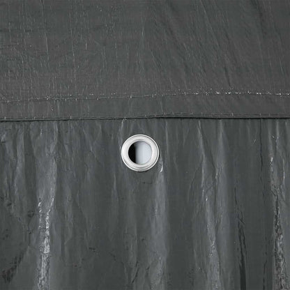 Party-Zelt Anthrazit 800 x 400 x 266 cm Polyethylen und Stahl