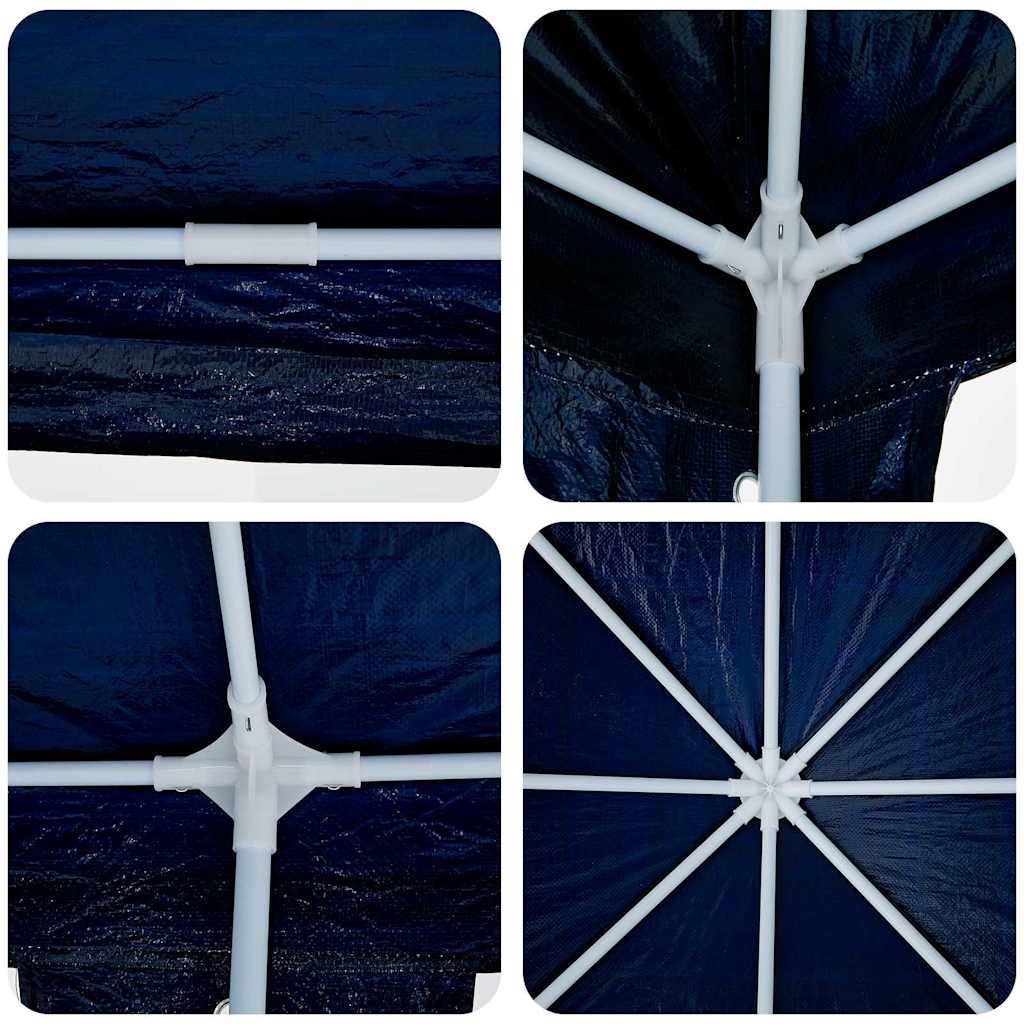 Party-Zelt Blau 800 x 400 x 266 cm Polyethylen