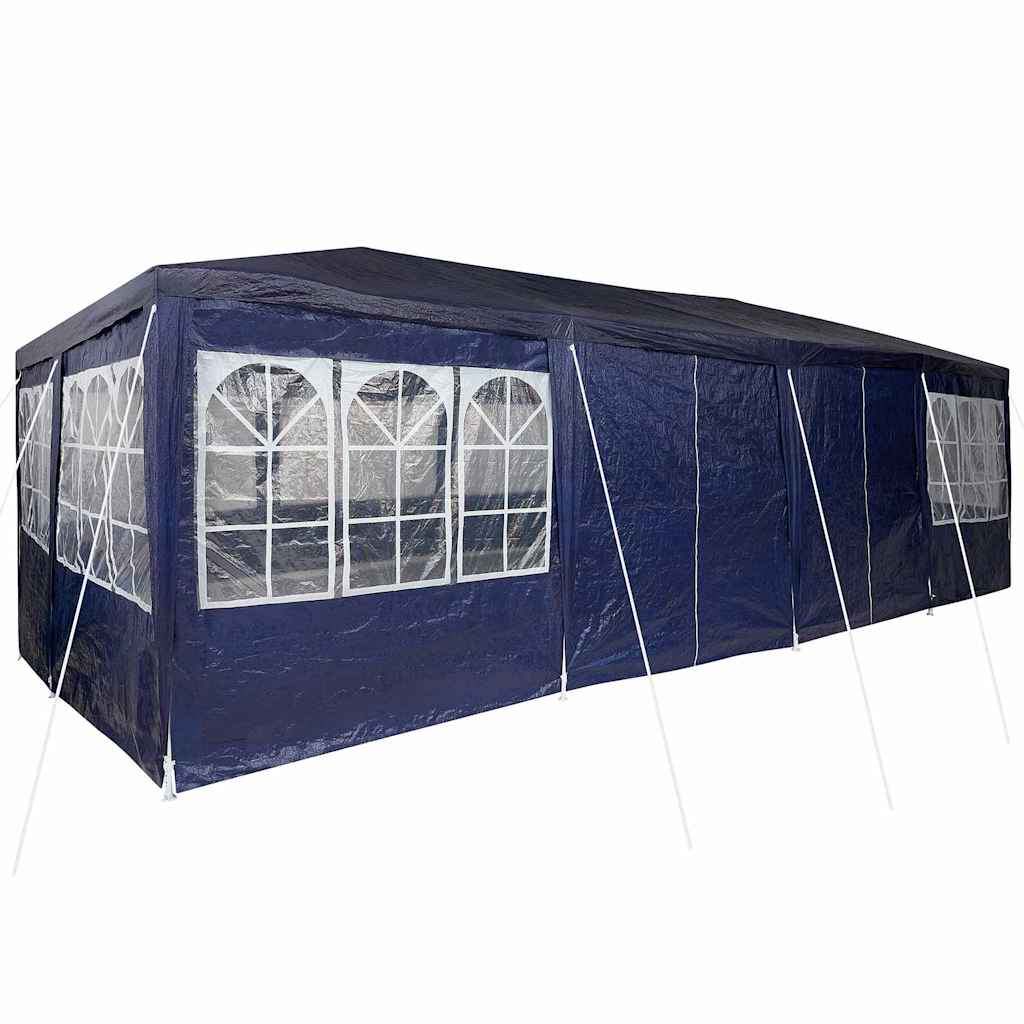 Party-Zelt Blau 800 x 400 x 266 cm Polyethylen