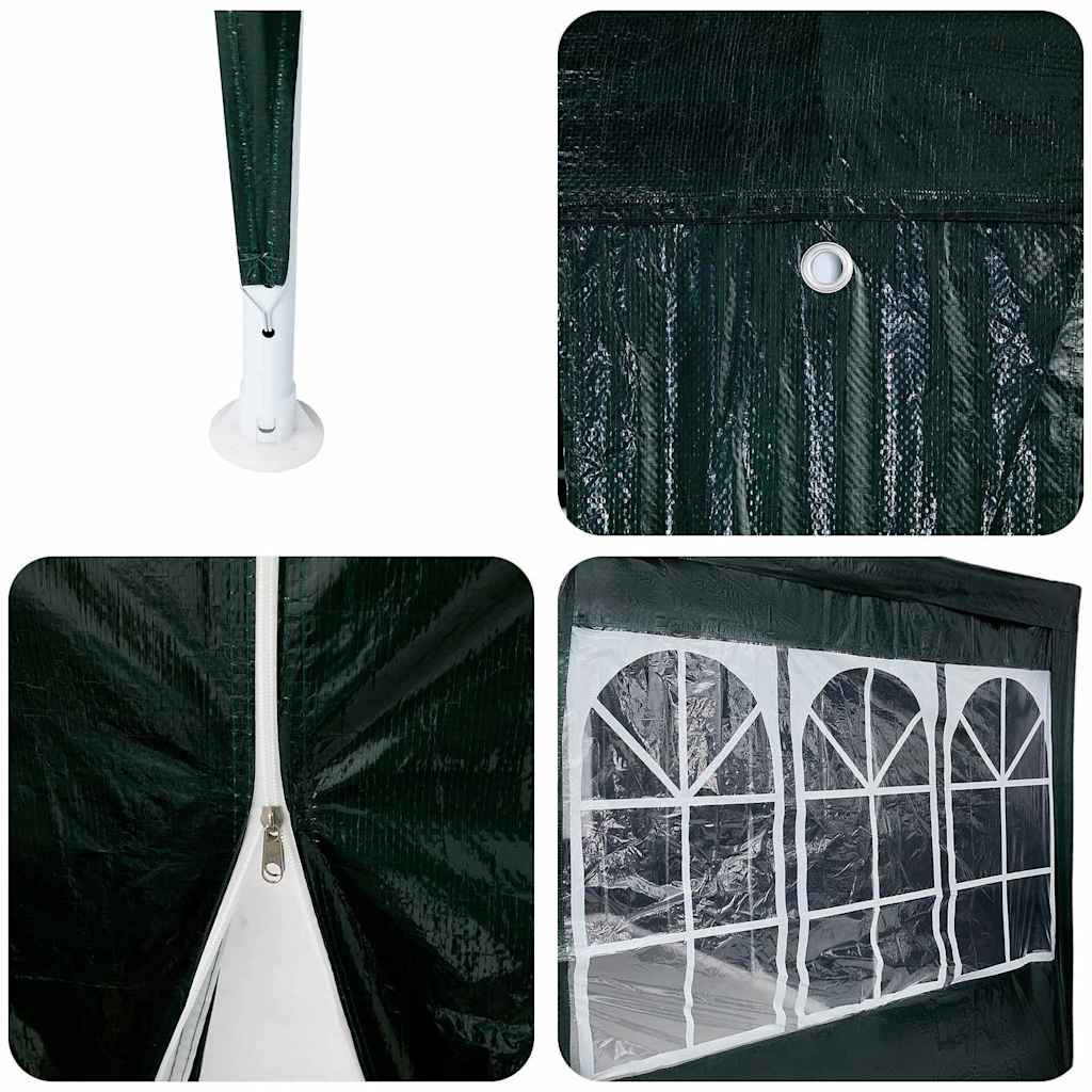 Party-Zelt Grün 800 x 400 x 266 cm Polyethylen