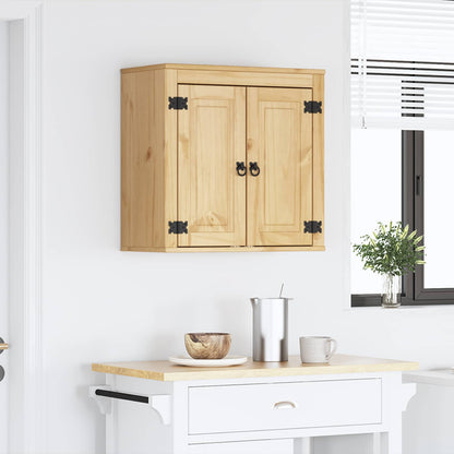 vidaXL Schrank SKI Honigbraun 60 x 32 x 40 cm Massives Kiefernholz
