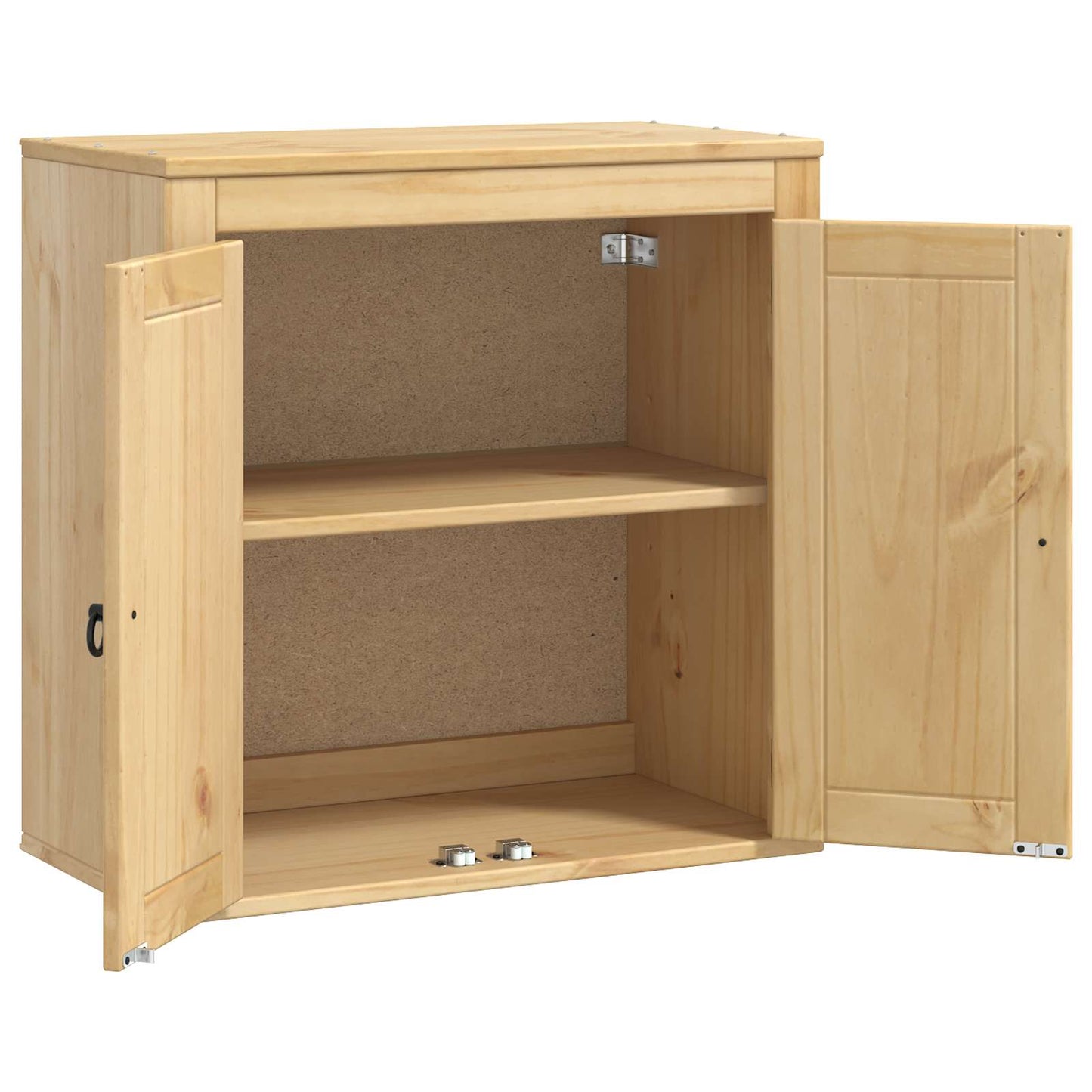 vidaXL Schrank SKI Honigbraun 60 x 32 x 40 cm Massives Kiefernholz