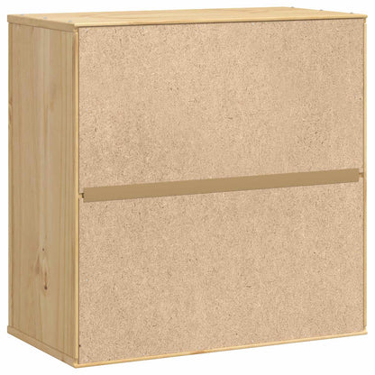 vidaXL Schrank SKI Honigbraun 60 x 32 x 40 cm Massives Kiefernholz