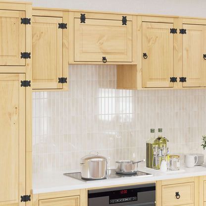 vidaXL Schrank SKI Honigbraun 60 x 32 x 40 cm Massives Kiefernholz