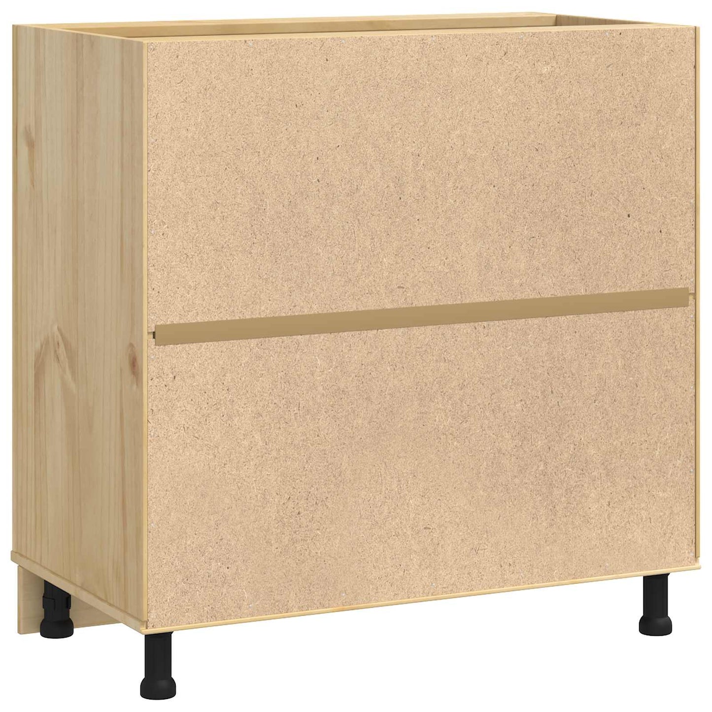 vidaXL Schrank SKI Honigbraun 80 x 46 x 81.5 cm Massives Kiefernholz