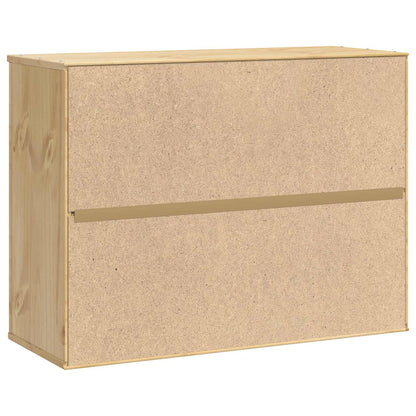 vidaXL Schrank SKI Honigbraun 60 x 32 x 40 cm Massives Kiefernholz