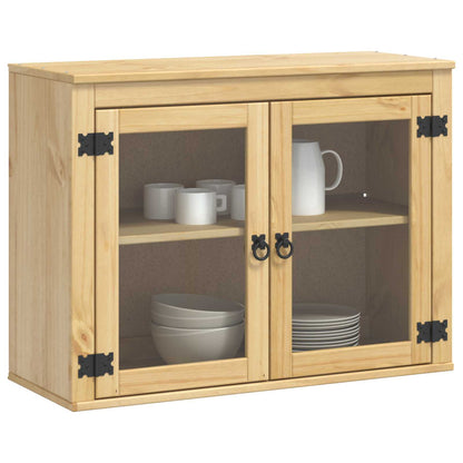 vidaXL Schrank SKI Honigbraun 60 x 32 x 40 cm Massives Kiefernholz