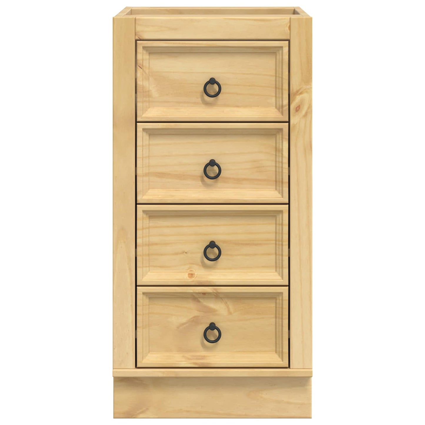 vidaXL Schrank SKI Honigbraun 40 x 46 x 81 cm Massives Kiefernholz