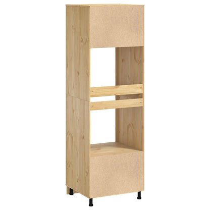 vidaXL Schrank SKI Honigbraun 66 x 58 x 207 cm Massives Kiefernholz