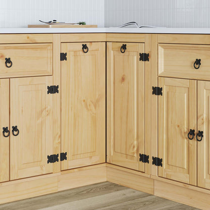 vidaXL Schrank SKI Honigbraun 60 x 32 x 40 cm Massives Kiefernholz