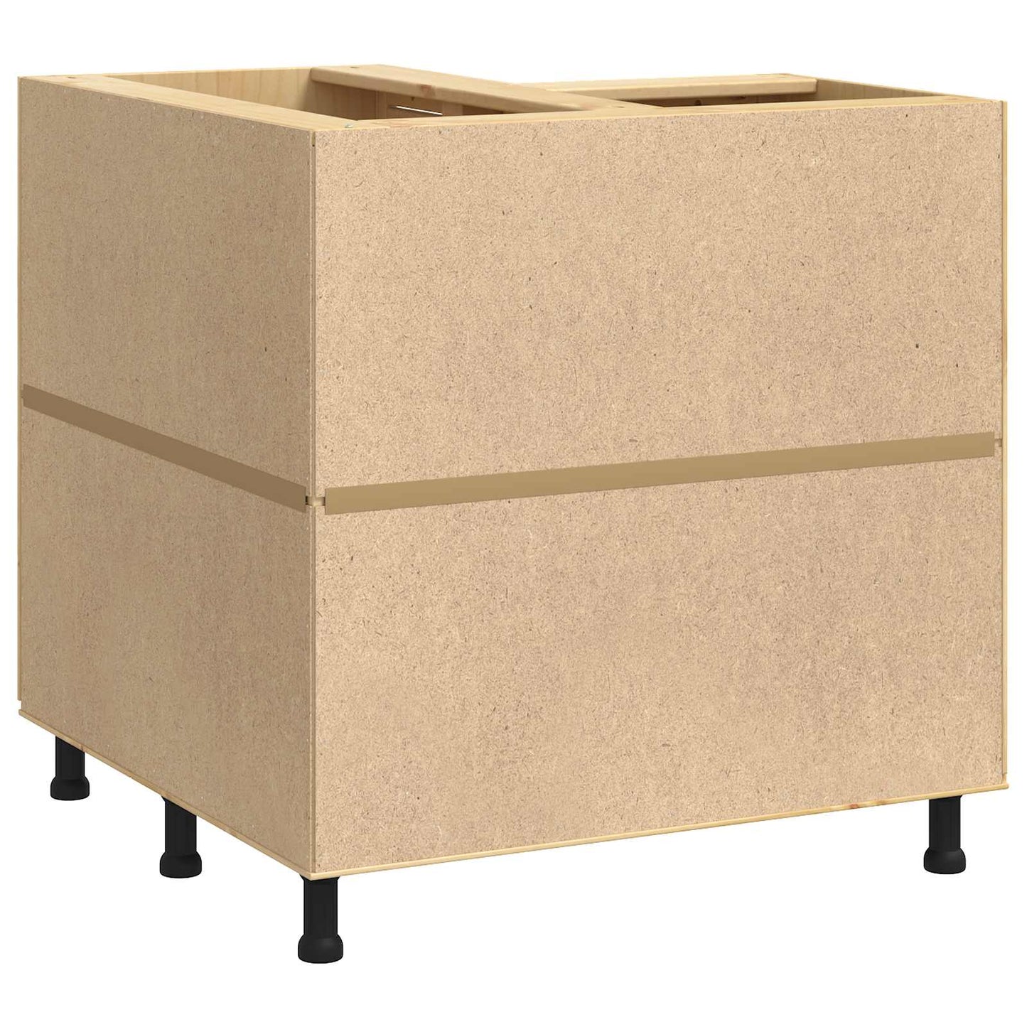 vidaXL Schrank SKI Honigbraun 60 x 32 x 40 cm Massives Kiefernholz