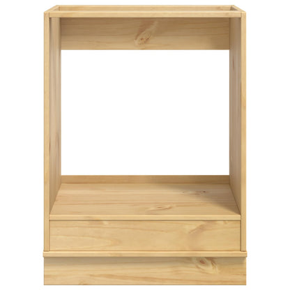 vidaXL Schrank SKI Honigbraun 60 x 46 x 81 cm Massives Kiefernholz