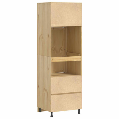 vidaXL Schrank SKI Honigbraun 60 x 32 x 40 cm Massives Kiefernholz