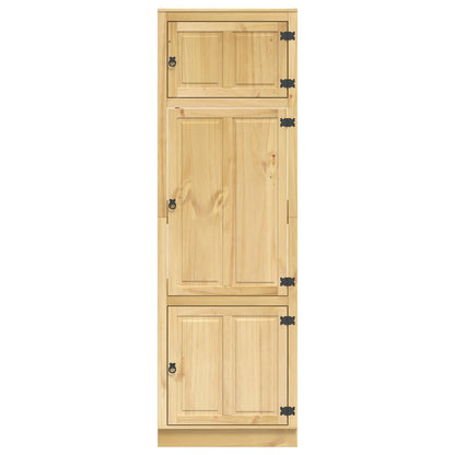 vidaXL Schrank SKI Honigbraun 60 x 32 x 40 cm Massives Kiefernholz