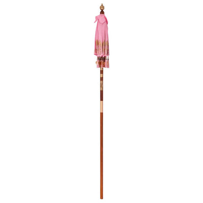 vidaXL Balinesischer Sonnenschirm Rosa 125 x 125 x 260 cm
