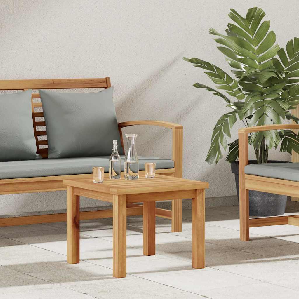 Couchtisch Braun 45 x 45 x 36 cm Massivholz Teak