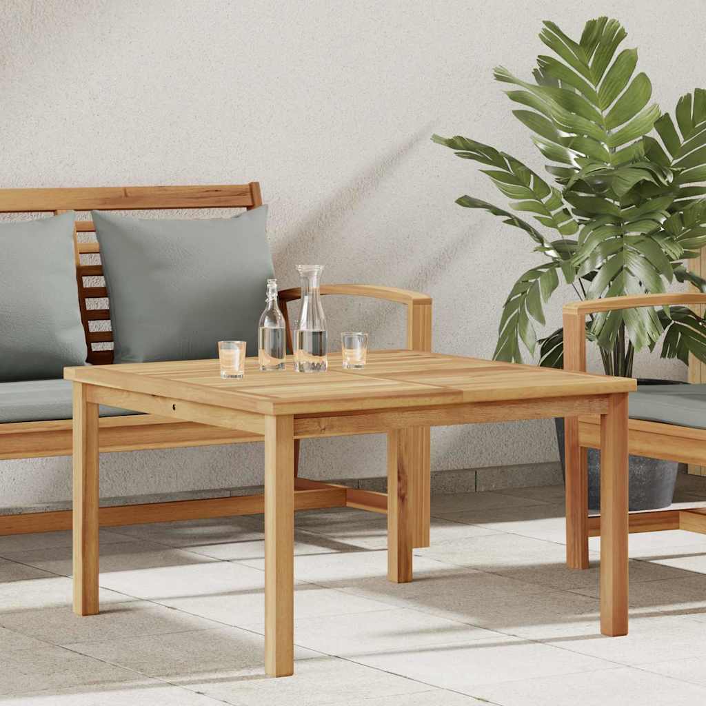 vidaXL Couchtisch Braun 85 x 85 x 45 cm Massivholz Teak