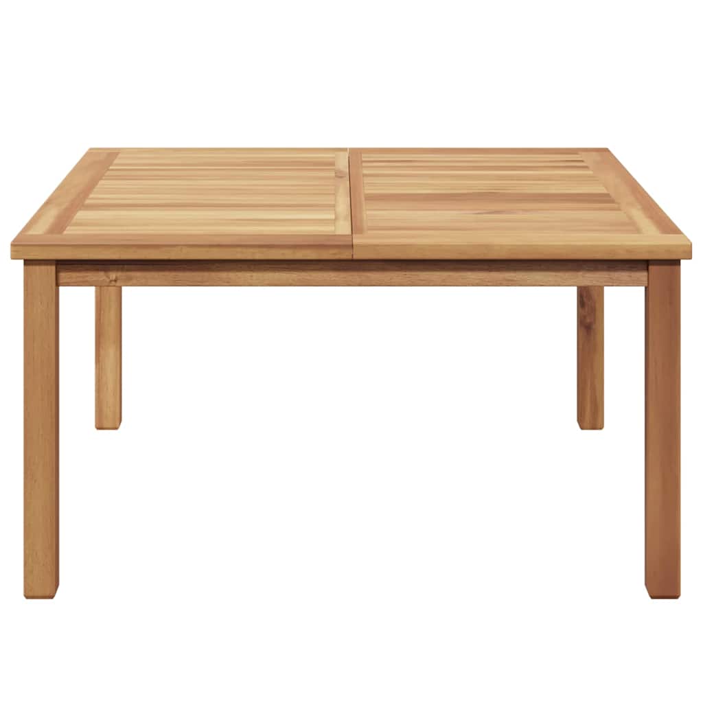 vidaXL Couchtisch Braun 85 x 85 x 45 cm Massivholz Teak