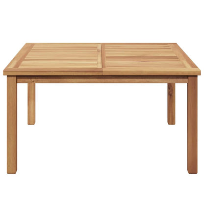 vidaXL Couchtisch Braun 85 x 85 x 45 cm Massivholz Teak