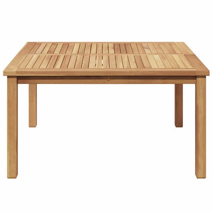 vidaXL Couchtisch Braun 85 x 85 x 45 cm Massivholz Teak