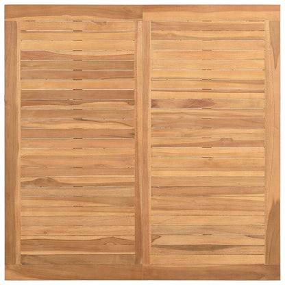 vidaXL Couchtisch Braun 85 x 85 x 45 cm Massivholz Teak