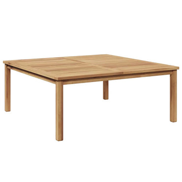 vidaXL Couchtisch Braun 110 x 110 x 45 cm Massivholz Teak