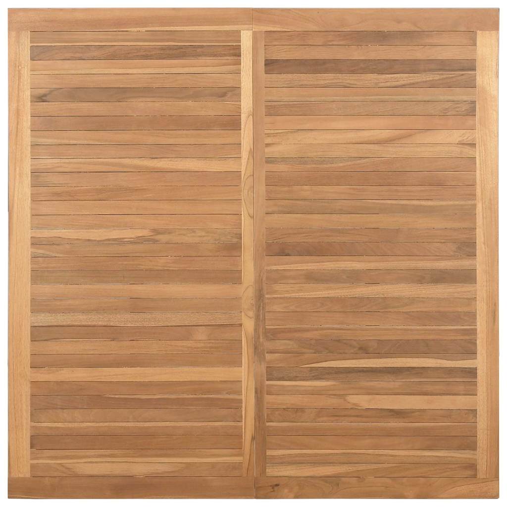 Couchtisch Braun 110 x 110 x 45 cm Massivholz Teak