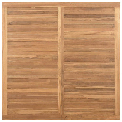 Couchtisch Braun 110 x 110 x 45 cm Massivholz Teak