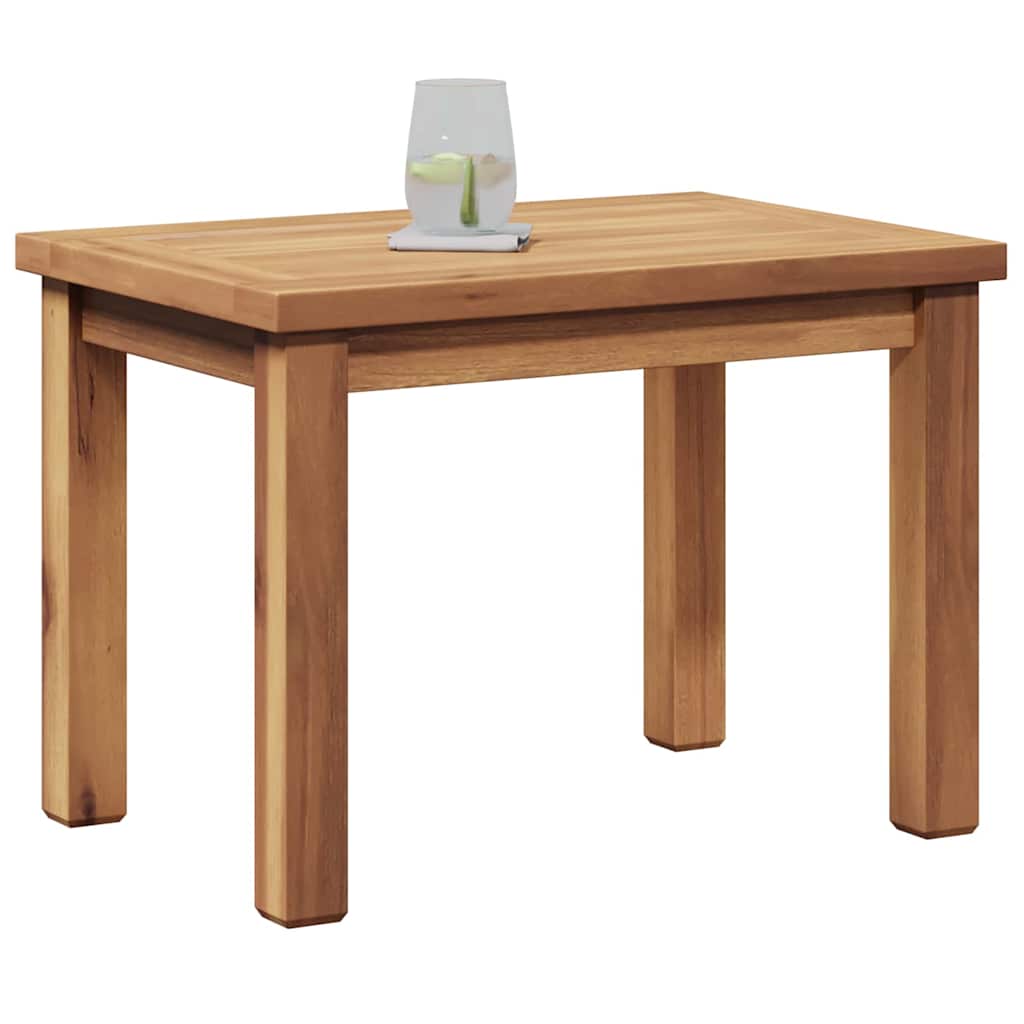 vidaXL Couchtisch Braun 50 x 35 x 36 cm Massivholz Teak