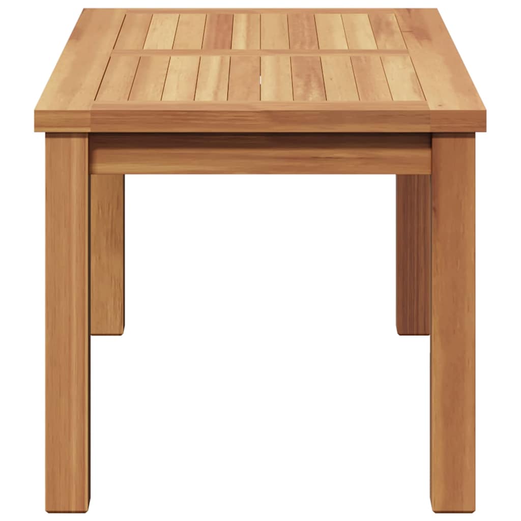 vidaXL Couchtisch Braun 70 x 40 x 36 cm Massivholz Teak