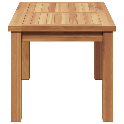 vidaXL Couchtisch Braun 70 x 40 x 36 cm Massivholz Teak