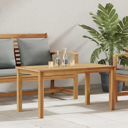vidaXL Couchtisch Braun 90 x 50 x 45,5 cm Massivholz Teak