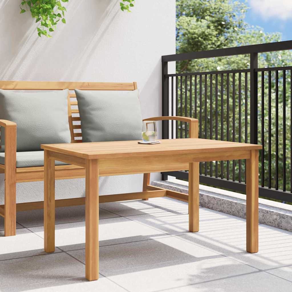 vidaXL Couchtisch Braun 90 x 50 x 45,5 cm Massivholz Teak