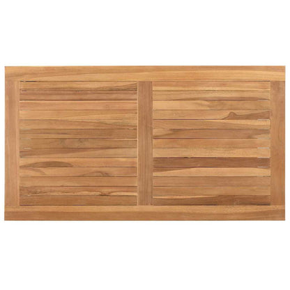 vidaXL Couchtisch Braun 90 x 50 x 45,5 cm Massivholz Teak
