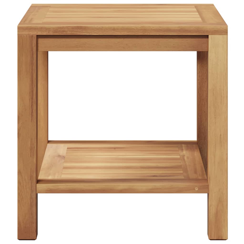 vidaXL Couchtisch Braun 45 x 45 x 45 cm Teak-Massivholz